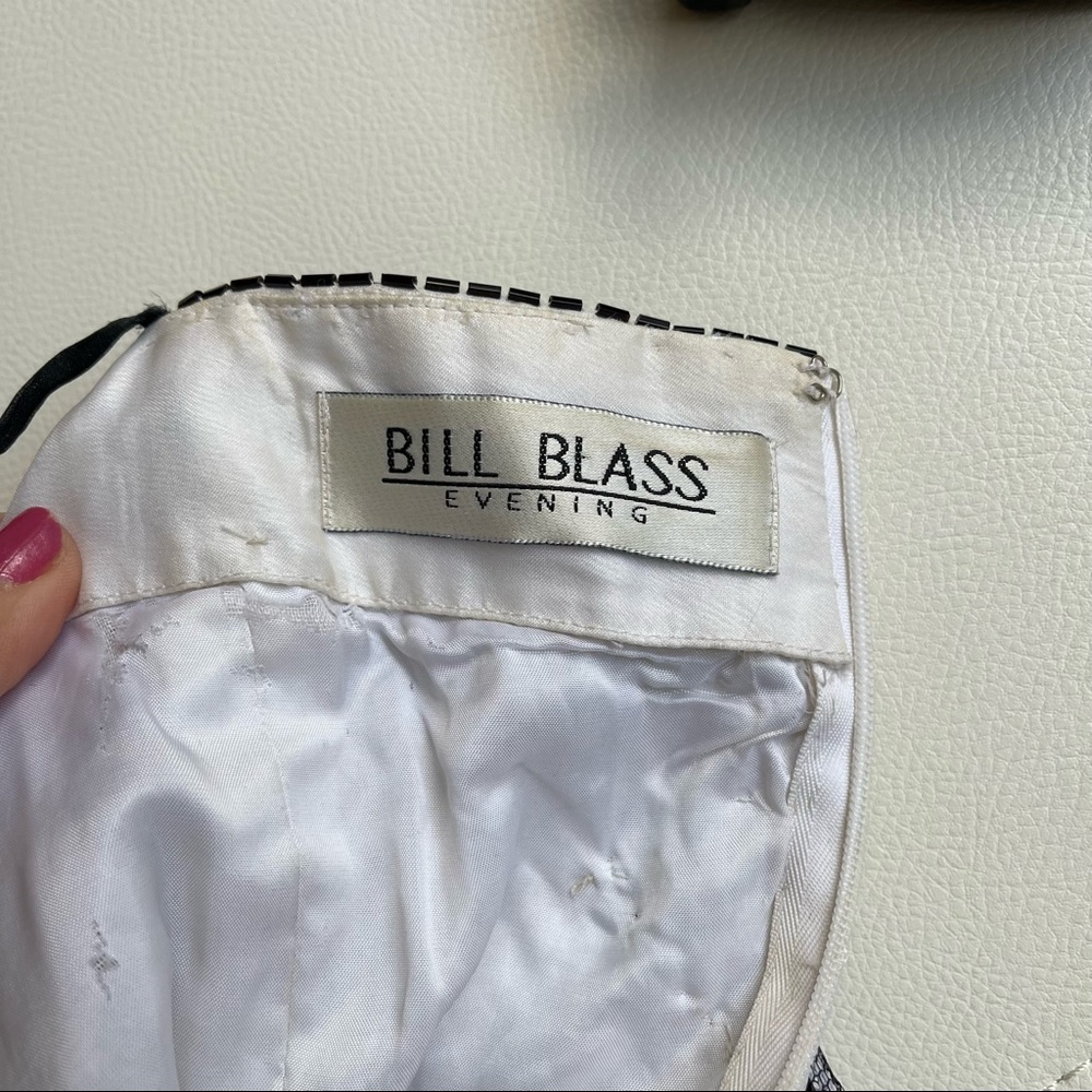 Vintage 50s style Bill Blass Evening dress strapless size 14 or large - Picture 7 of 15